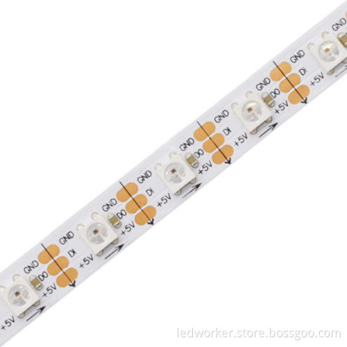 5V 12V RGB RGBW Pixel Strips - Dream Color Addressable LED Lights WS2812B WS2811